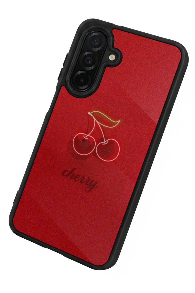 Samsung Galaxy A36 Uyumlu Kiraz Tasarımlı Glossy Premium Kılıf