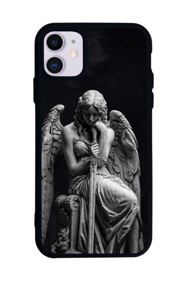 iPhone 11 Uyumlu Melek Tasarımlı Glossy Premium Kılıf