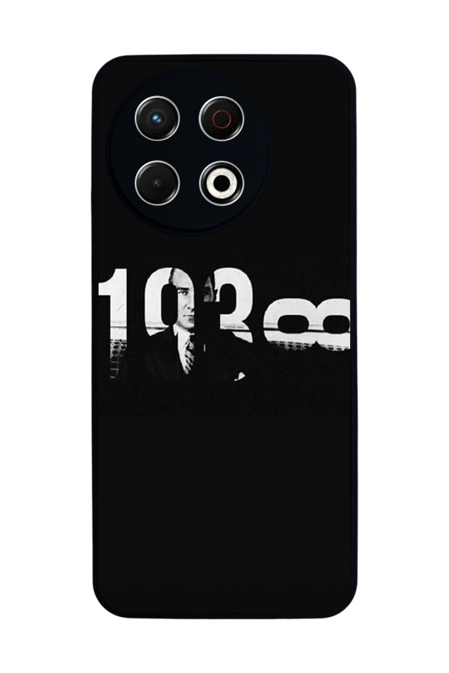 Tecno Spark 30 Pro Uyumlu Mustafa Kemal Ataturk Tasarımlı Glossy Premium Kılıf