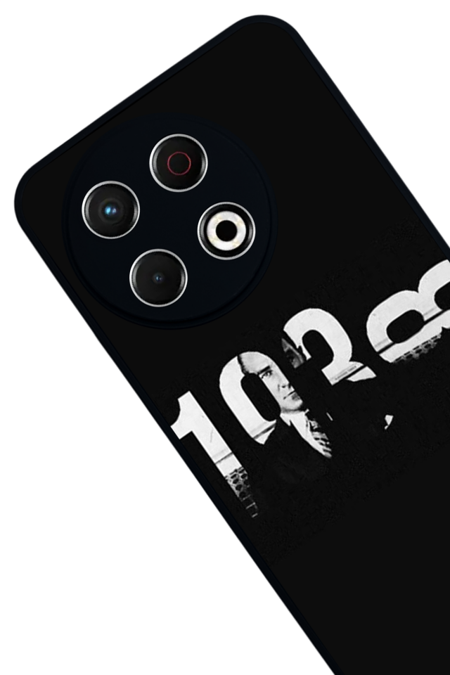 Tecno Spark 30 Pro Uyumlu Mustafa Kemal Ataturk Tasarımlı Glossy Premium Kılıf