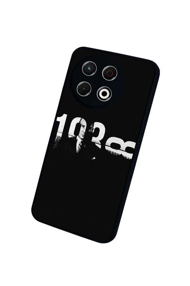 Tecno Spark 30 Pro Uyumlu Mustafa Kemal Ataturk Tasarımlı Glossy Premium Kılıf
