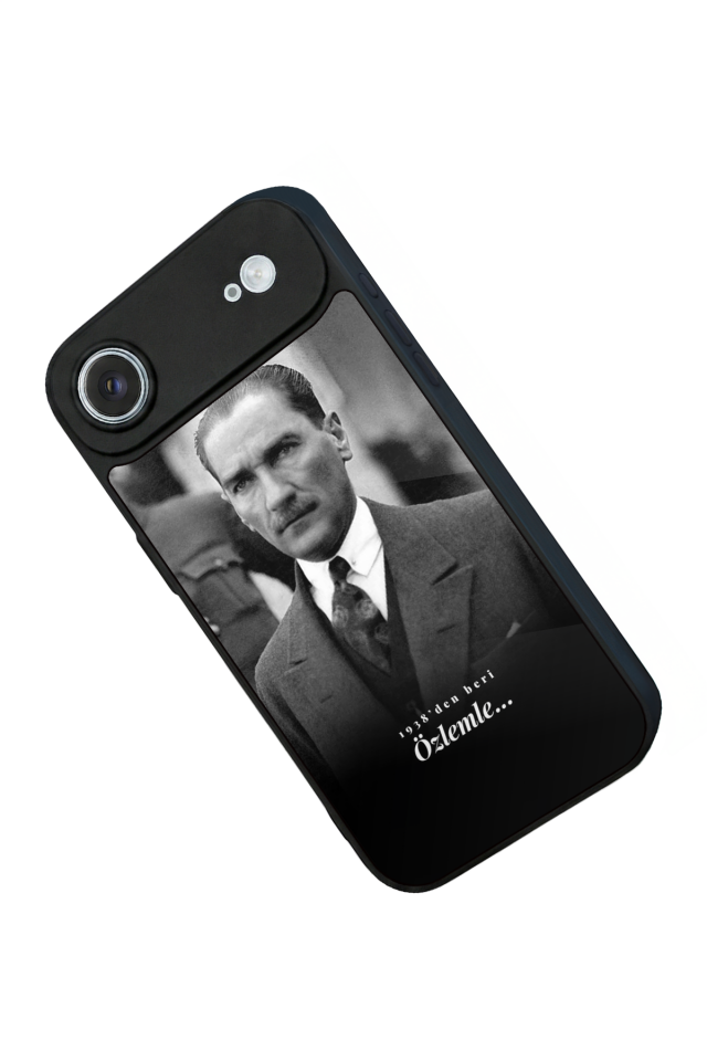 iPhone 17 Air Uyumlu Mustafa Kemal Ataturk Tasarımlı Glossy Premium Kılıf