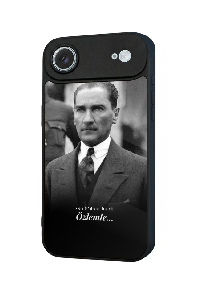 iPhone 17 Air Uyumlu Mustafa Kemal Ataturk Tasarımlı Glossy Premium Kılıf