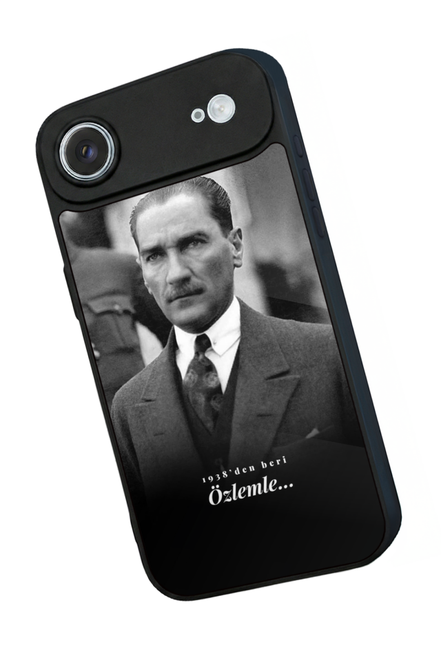 iPhone 17 Air Uyumlu Mustafa Kemal Ataturk Tasarımlı Glossy Premium Kılıf