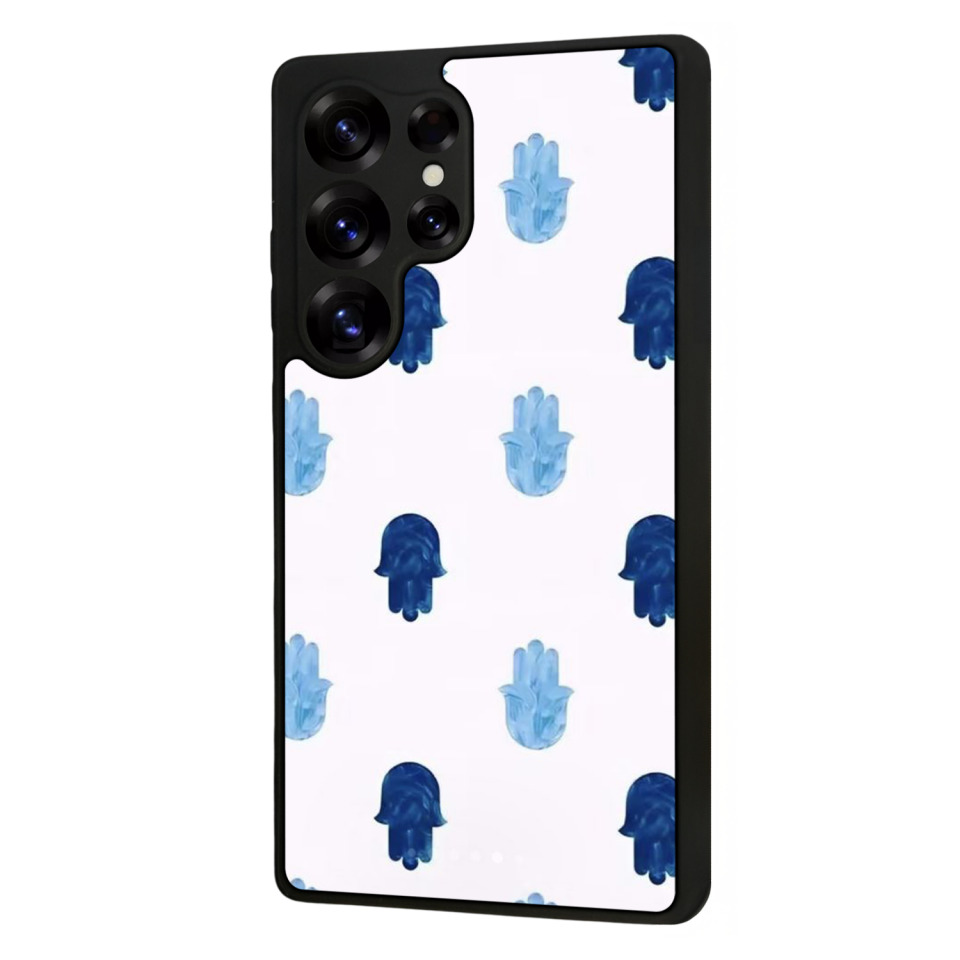 Samsung Galaxy S25 Ultra Uyumlu Nazar Tasarımlı Glossy Premium Kılıf