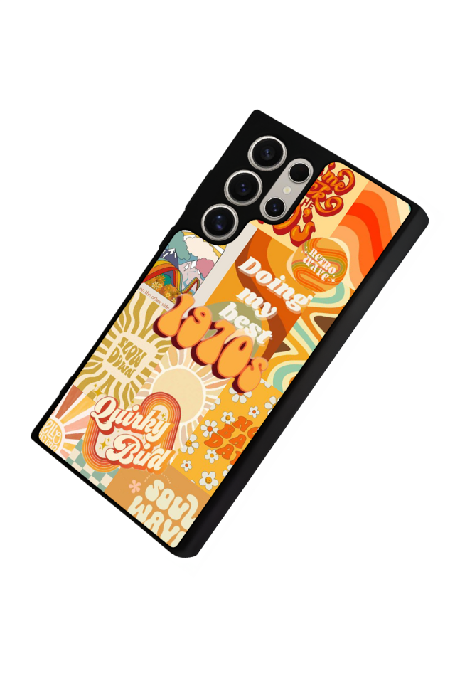Samsung Galaxy S22 Ultra Uyumlu Poster Tasarımlı Glossy Premium Kılıf