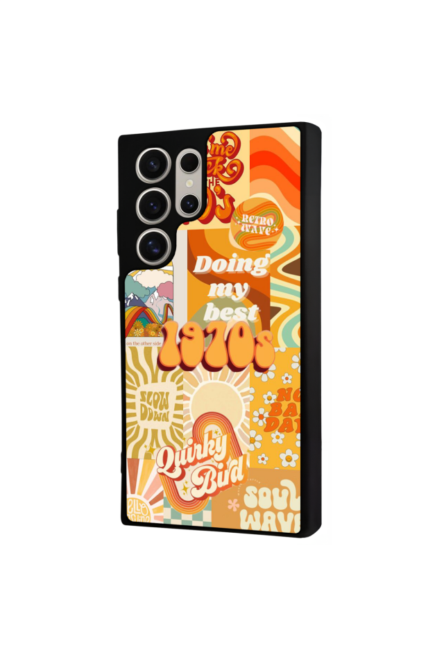 Samsung Galaxy S22 Ultra Uyumlu Poster Tasarımlı Glossy Premium Kılıf