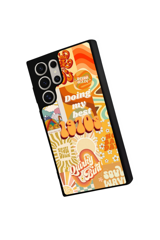 Samsung Galaxy S22 Ultra Uyumlu Poster Tasarımlı Glossy Premium Kılıf