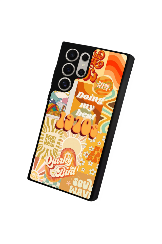 Samsung Galaxy S22 Ultra Uyumlu Poster Tasarımlı Glossy Premium Kılıf
