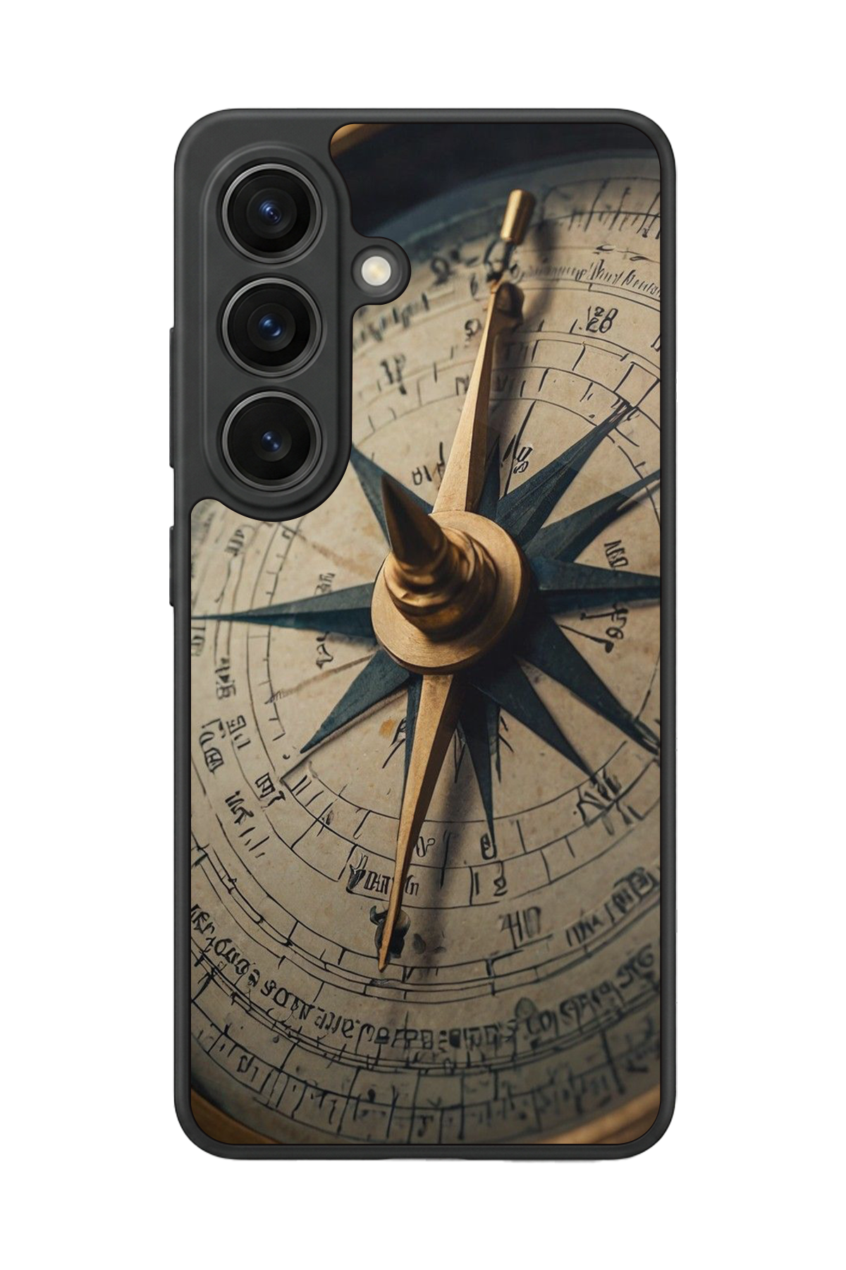 Samsung Galaxy S26 Uyumlu Pusula Tasarımlı Glossy Premium Kılıf