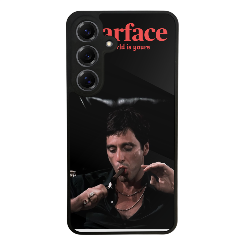 Samsung Galaxy S25 Uyumlu Scarface Tasarımlı Glossy Premium Kılıf