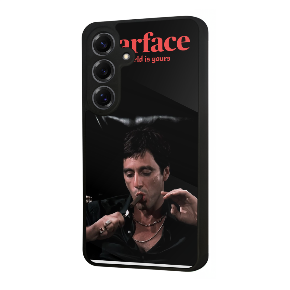 Samsung Galaxy S25 Uyumlu Scarface Tasarımlı Glossy Premium Kılıf
