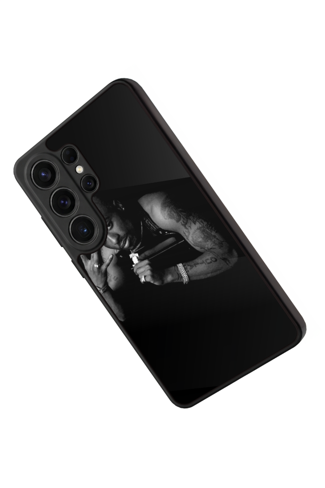 Samsung Galaxy S26 Ultra Uyumlu Tupac Tasarımlı Glossy Premium Kılıf