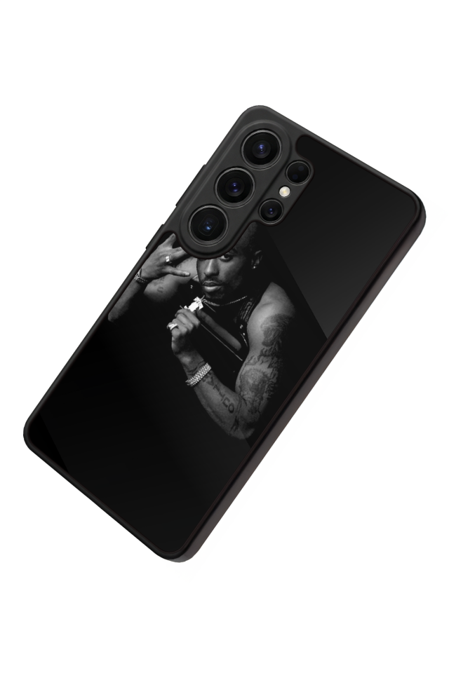 Samsung Galaxy S26 Ultra Uyumlu Tupac Tasarımlı Glossy Premium Kılıf