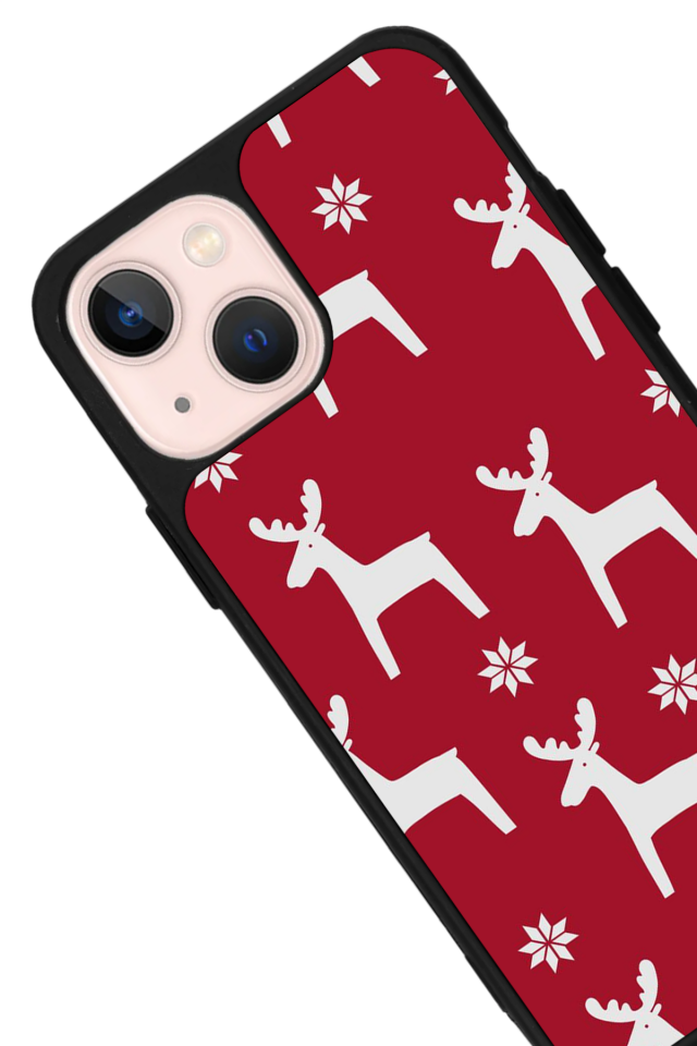iPhone 15 Uyumlu Yilbasi Christmas Tasarımlı Glossy Premium Kılıf