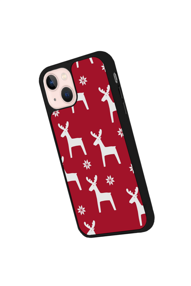 iPhone 15 Uyumlu Yilbasi Christmas Tasarımlı Glossy Premium Kılıf