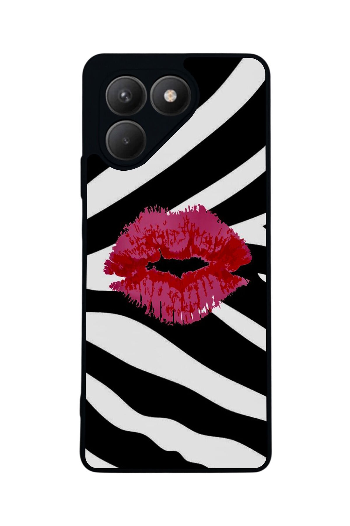 Tecno Pova 7 Mat Uyumlu Siyah Kılıf – Yumuşak Silikon, Koruyucu, Şok Emici Kapak