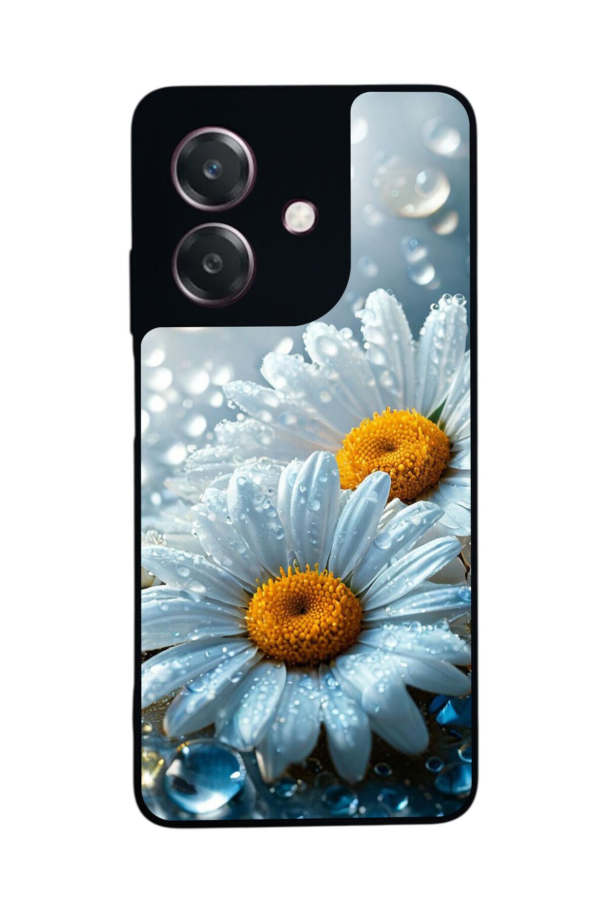 Oppo A3 5G Uyumlu Cicek Tasarımlı Glossy Premium Kılıf