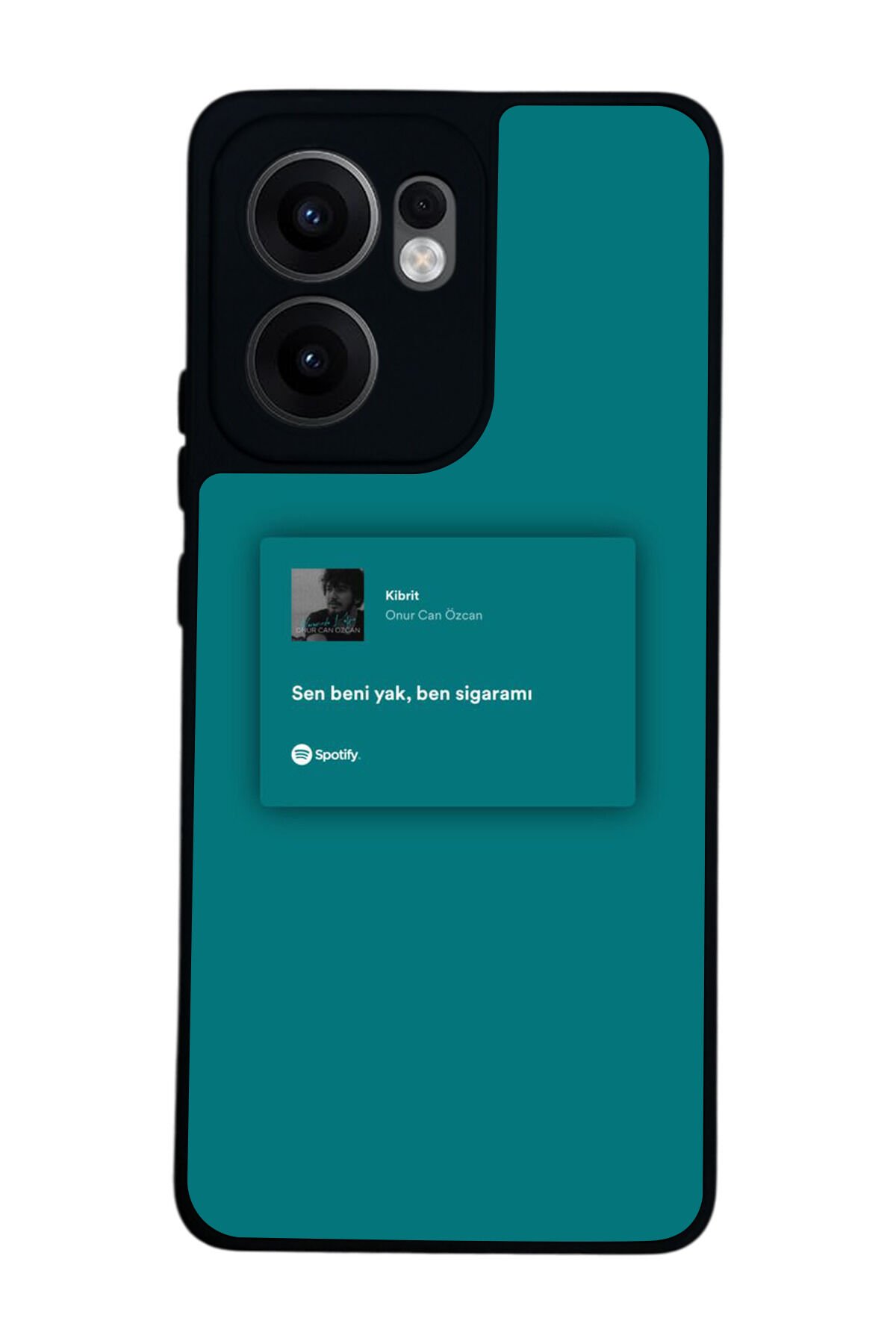 Oppo Reno 13F Uyumlu Sarki Sozleri Tasarımlı Glossy Premium Kılıf