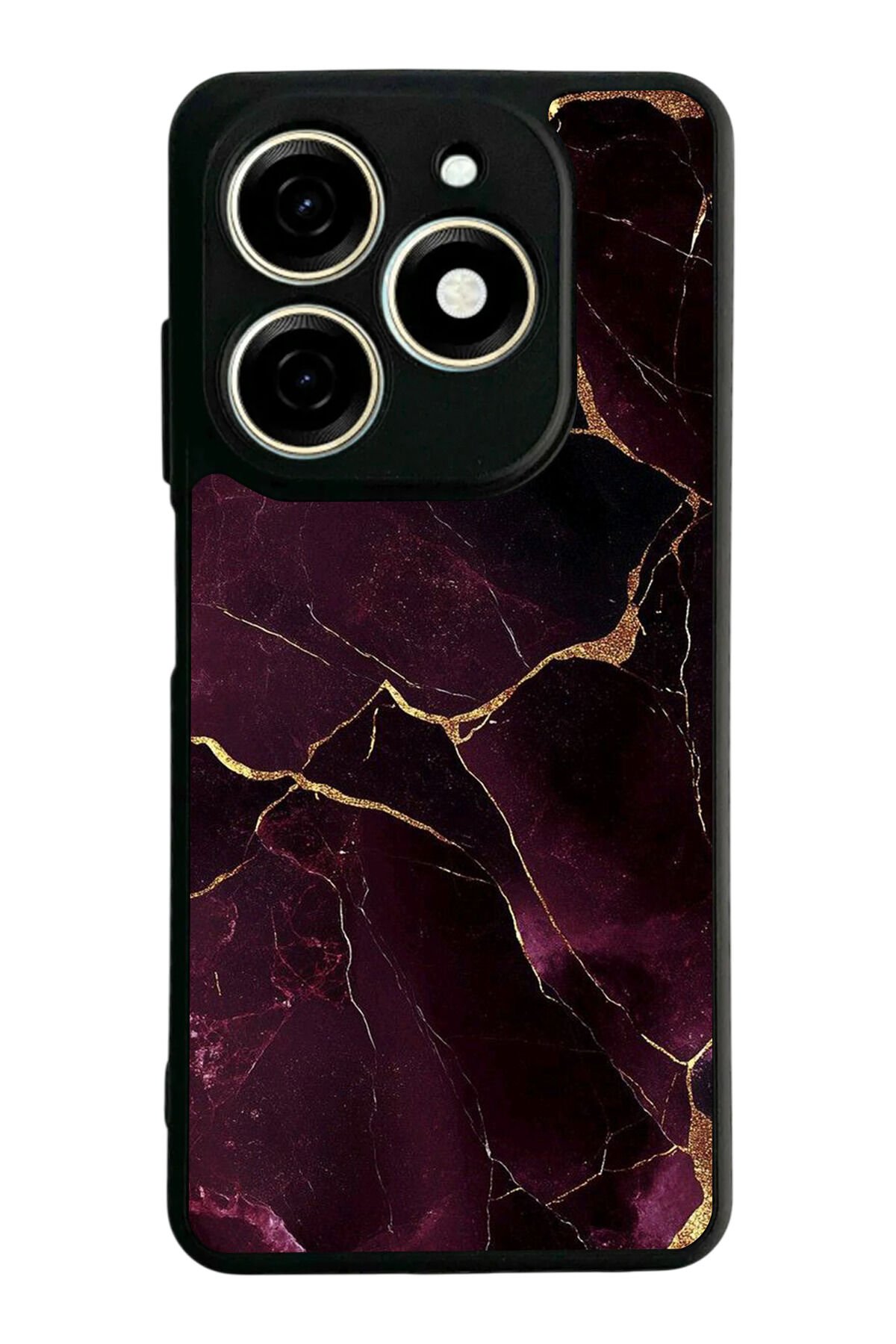 Infınıx Smart 8 Pro Uyumlu Mermer Marble Tasarımlı Glossy Premium Kılıf