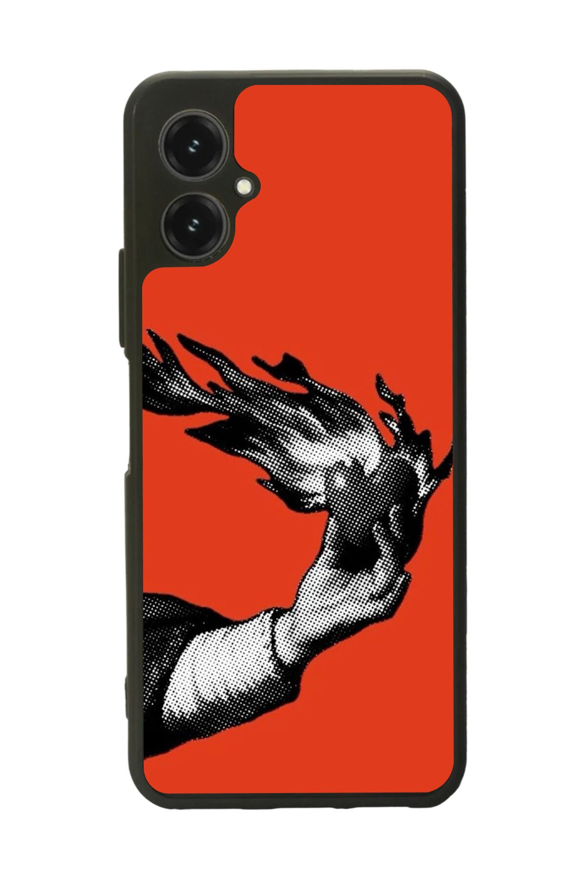 Omix X5 Uyumlu Kirmizi Tasarımlı Glossy Premium Kılıf