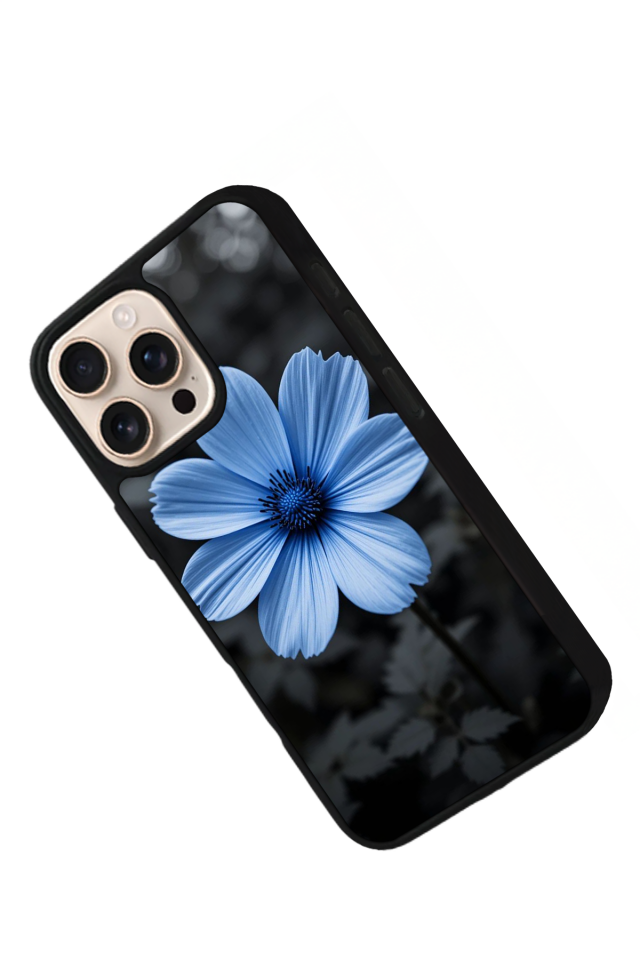 iPhone 15 Pro Max Uyumlu Cicek Tasarımlı Glossy Premium Kılıf