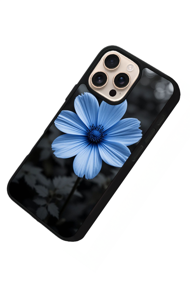 iPhone 15 Pro Max Uyumlu Cicek Tasarımlı Glossy Premium Kılıf
