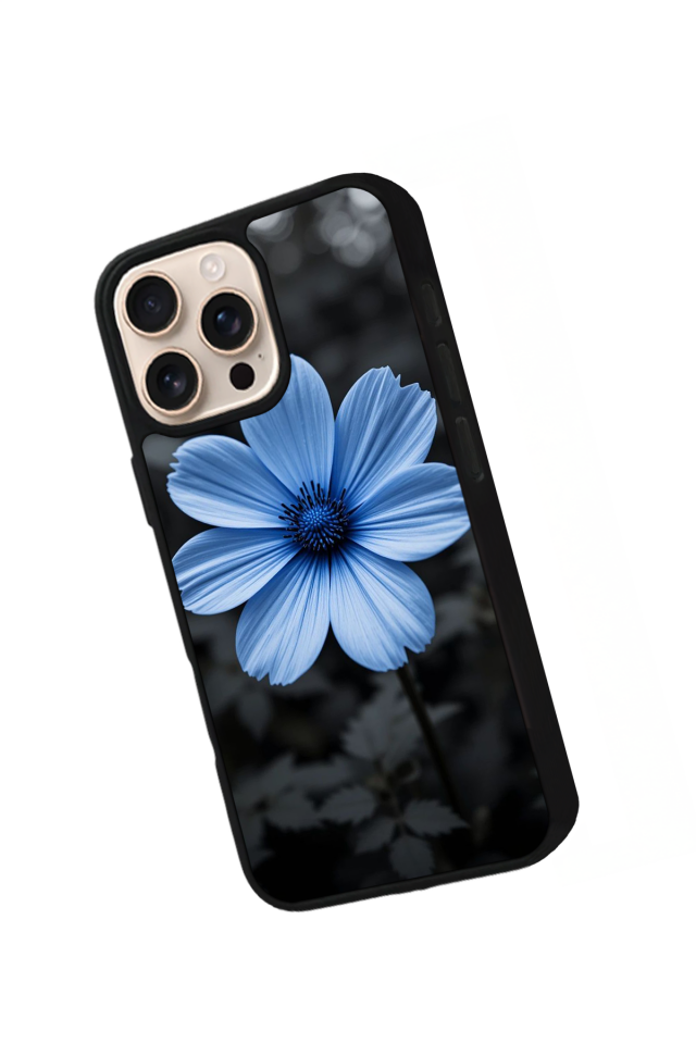 iPhone 15 Pro Max Uyumlu Cicek Tasarımlı Glossy Premium Kılıf