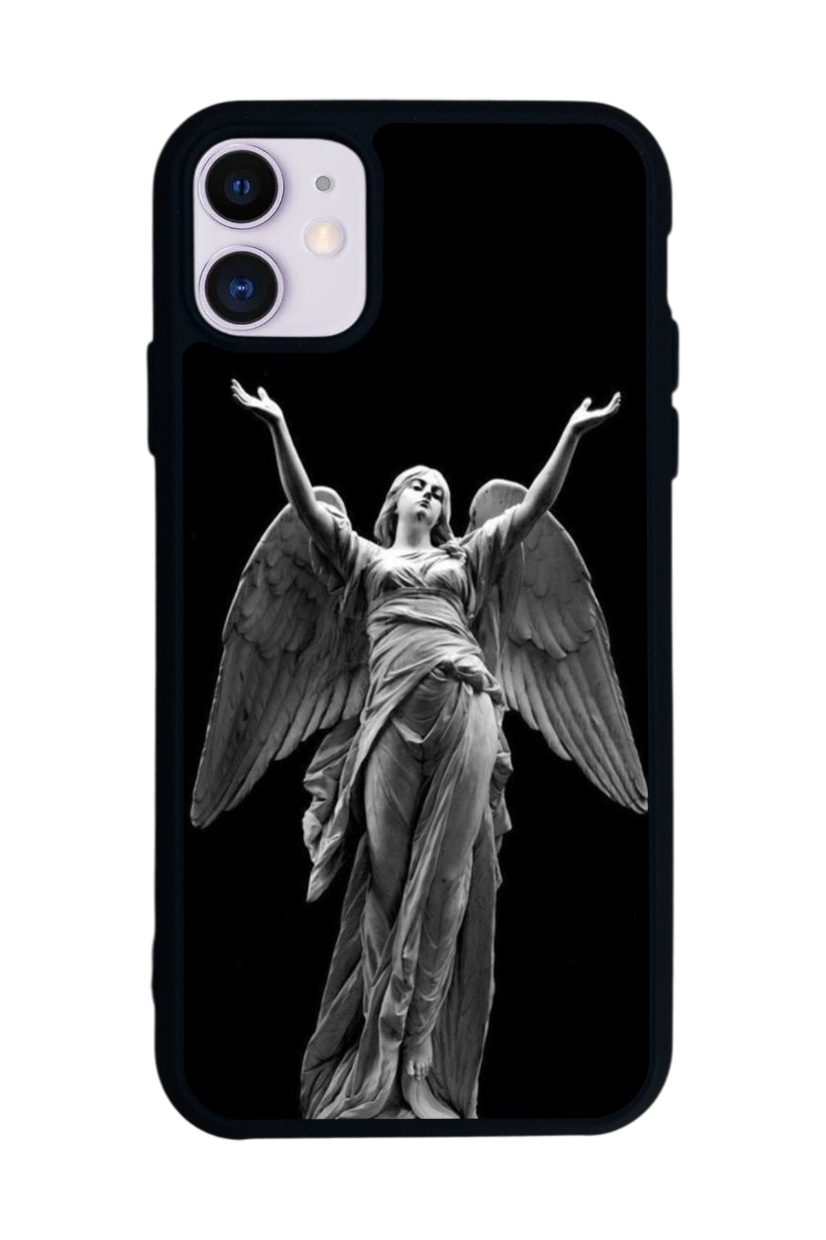 iPhone 11 Uyumlu Melek Tasarımlı Glossy Premium Kılıf