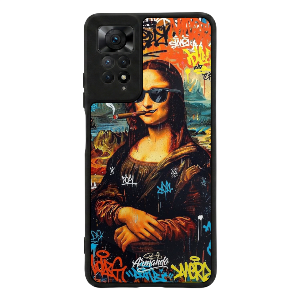 Xiaomi Redmi Note 11 Pro Uyumlu Monalisa Tasarımlı Glossy Premium Kılıf