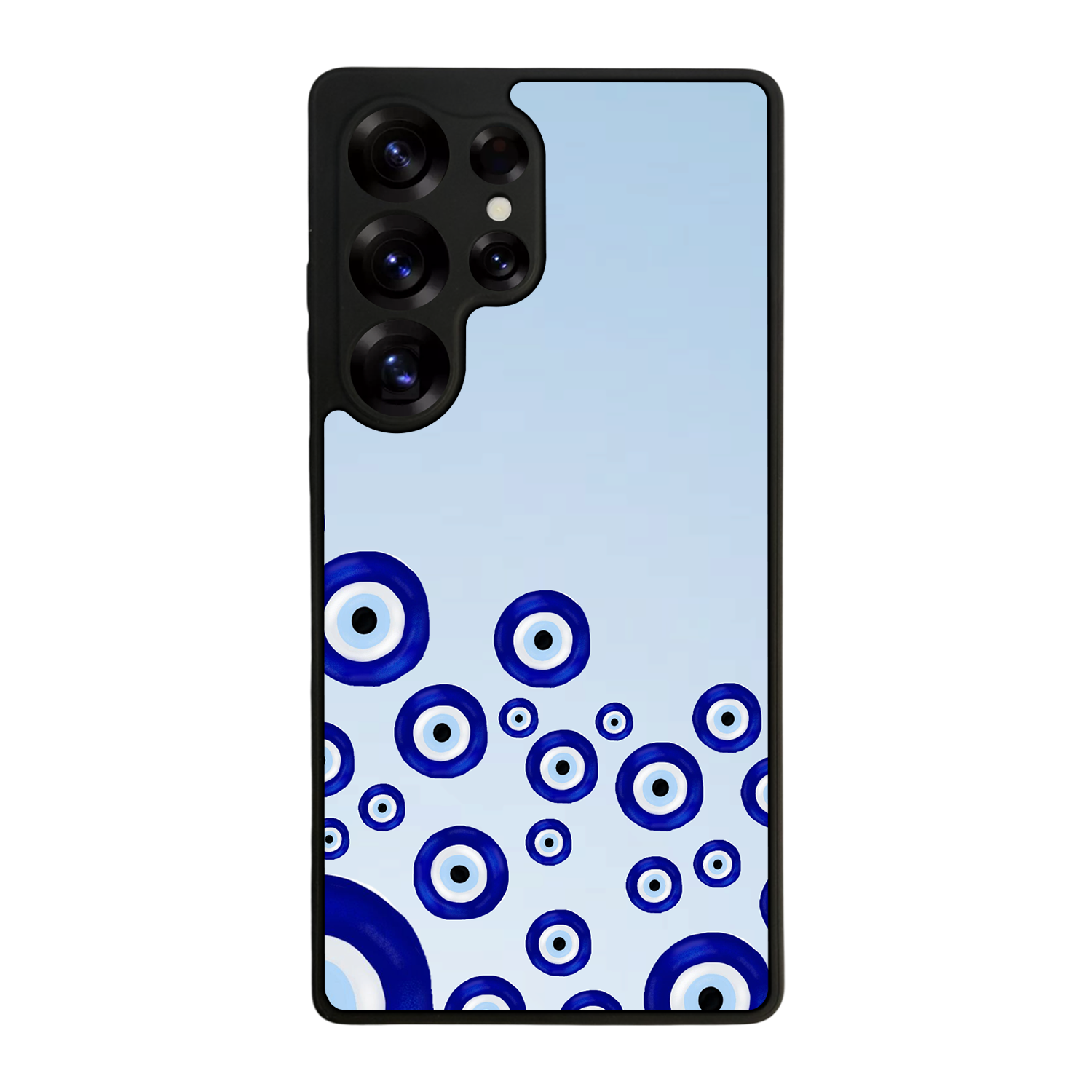 Samsung Galaxy S25 Ultra Uyumlu Nazar Tasarımlı Glossy Premium Kılıf