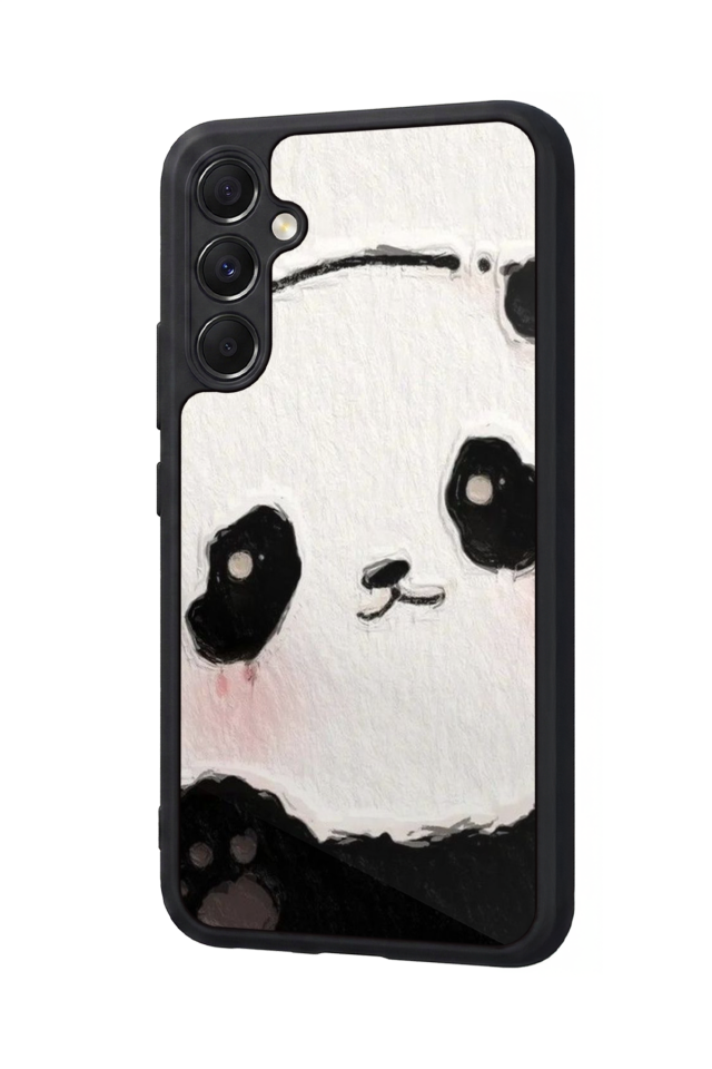 Samsung Galaxy M34 Uyumlu Panda Tasarımlı Glossy Premium Kılıf