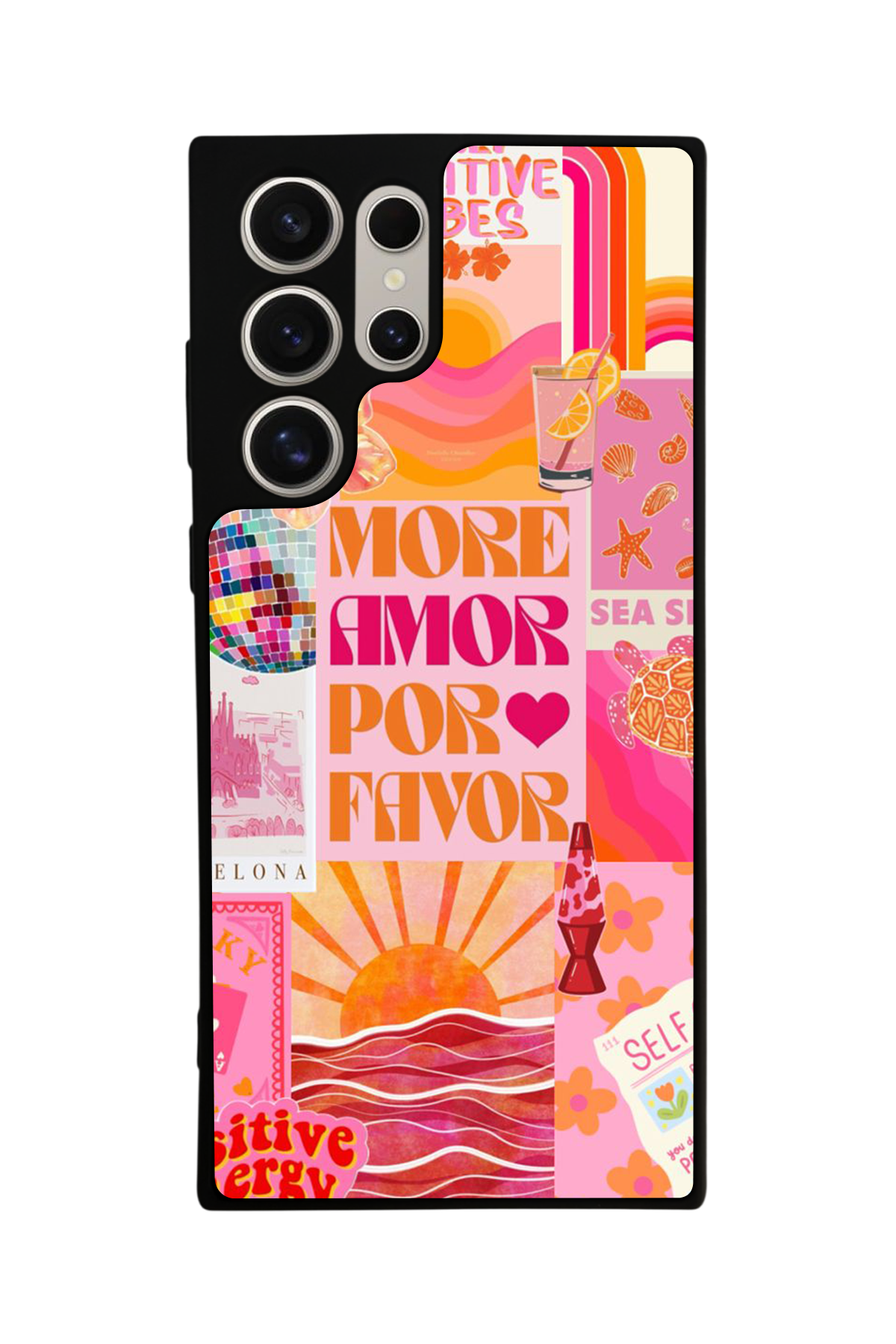 Samsung Galaxy S22 Ultra Uyumlu Poster Tasarımlı Glossy Premium Kılıf