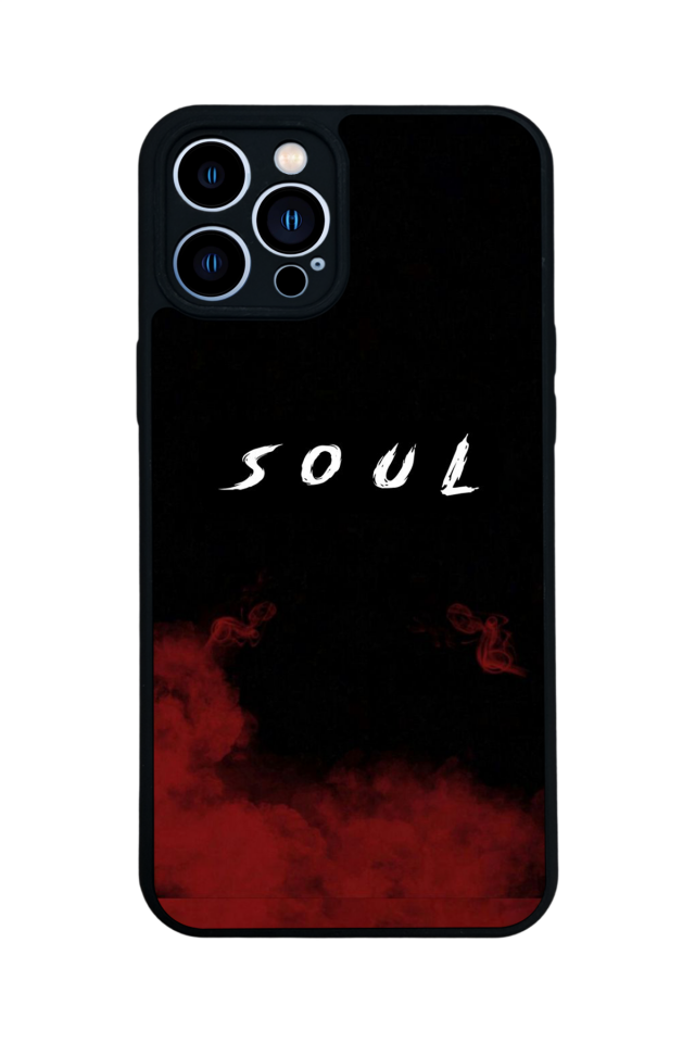 iPhone 12 Pro Max Uyumlu SOUL Tasarımlı Glossy Premium Kılıf