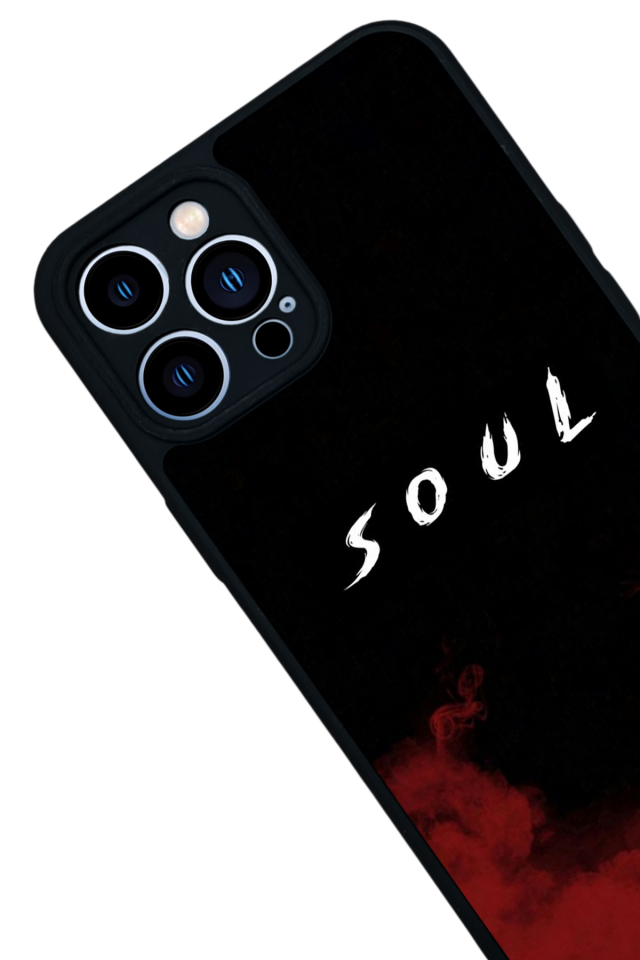 iPhone 12 Pro Max Uyumlu SOUL Tasarımlı Glossy Premium Kılıf