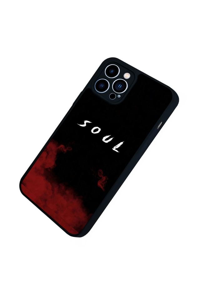 iPhone 12 Pro Max Uyumlu SOUL Tasarımlı Glossy Premium Kılıf