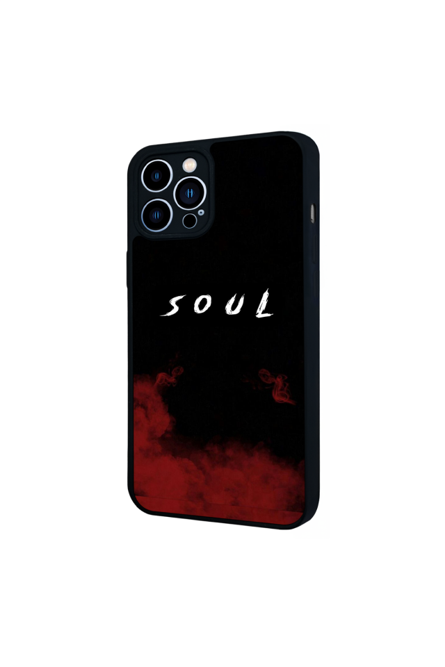 iPhone 12 Pro Max Uyumlu SOUL Tasarımlı Glossy Premium Kılıf
