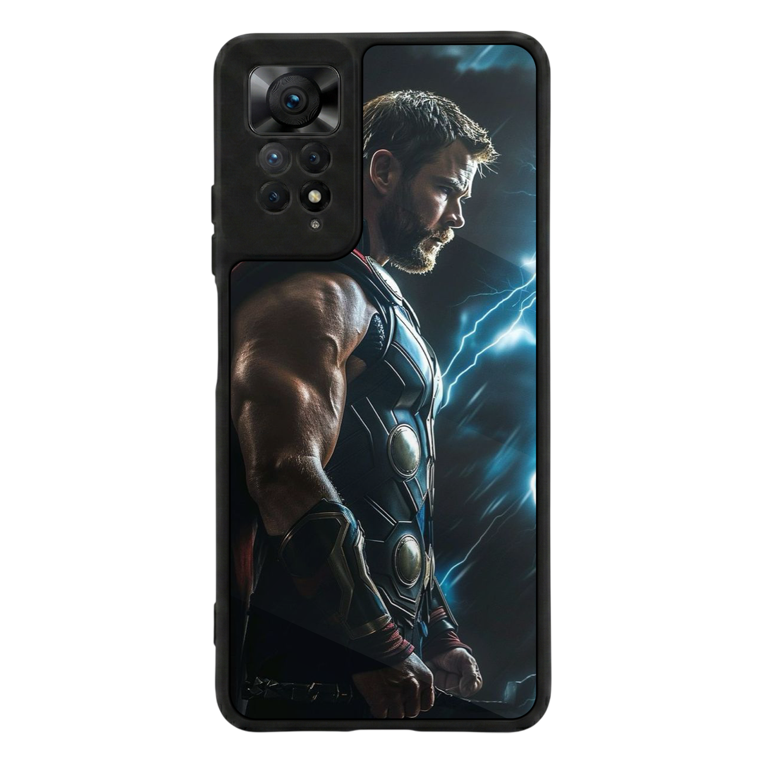 Xiaomi Redmi Note 12 Pro Uyumlu Thor Tasarımlı Glossy Premium Kılıf