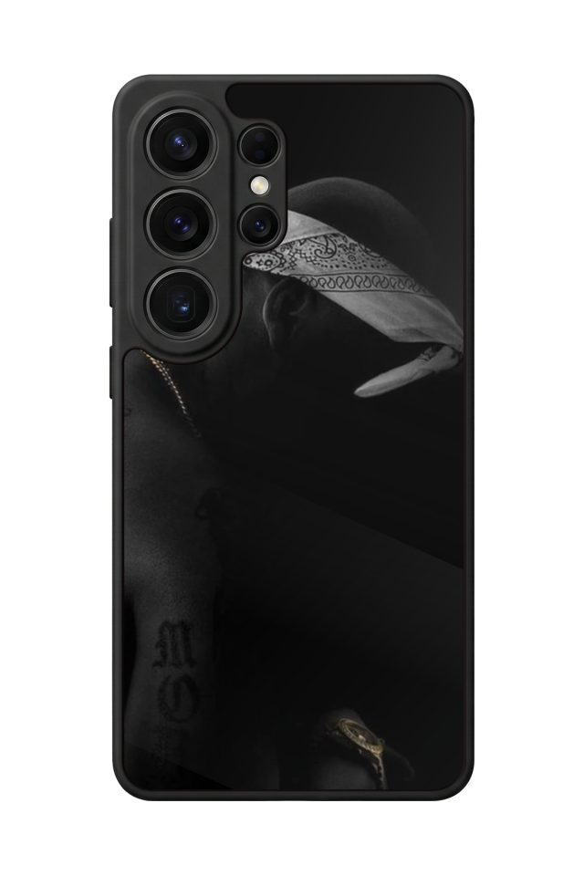 Samsung Galaxy S26 Ultra Uyumlu Tupac Tasarımlı Glossy Premium Kılıf