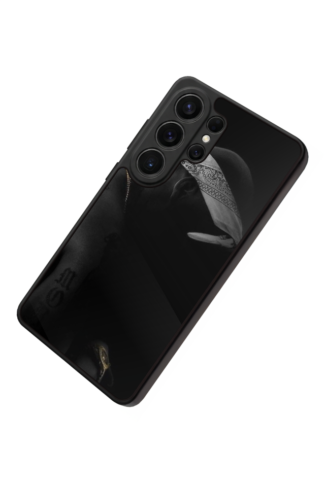 Samsung Galaxy S26 Ultra Uyumlu Tupac Tasarımlı Glossy Premium Kılıf