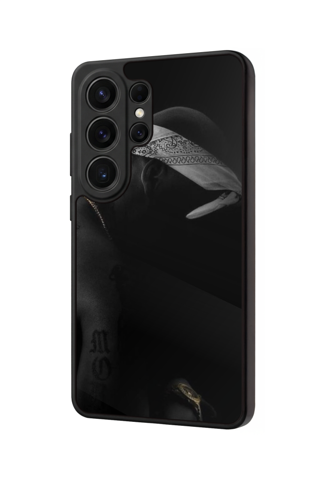 Samsung Galaxy S26 Ultra Uyumlu Tupac Tasarımlı Glossy Premium Kılıf