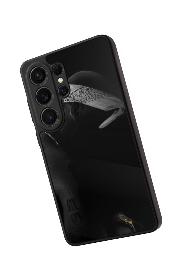 Samsung Galaxy S26 Ultra Uyumlu Tupac Tasarımlı Glossy Premium Kılıf