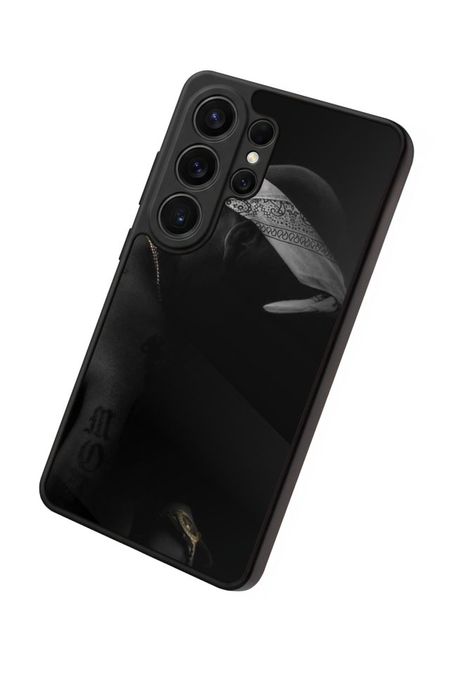 Samsung Galaxy S26 Ultra Uyumlu Tupac Tasarımlı Glossy Premium Kılıf