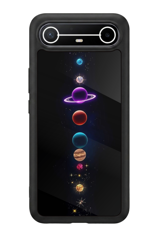 Tecno Spark Slim 5G Uyumlu Uzay Tasarımlı Glossy Premium Kılıf