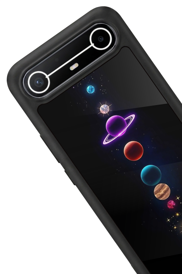 Tecno Spark Slim 5G Uyumlu Uzay Tasarımlı Glossy Premium Kılıf