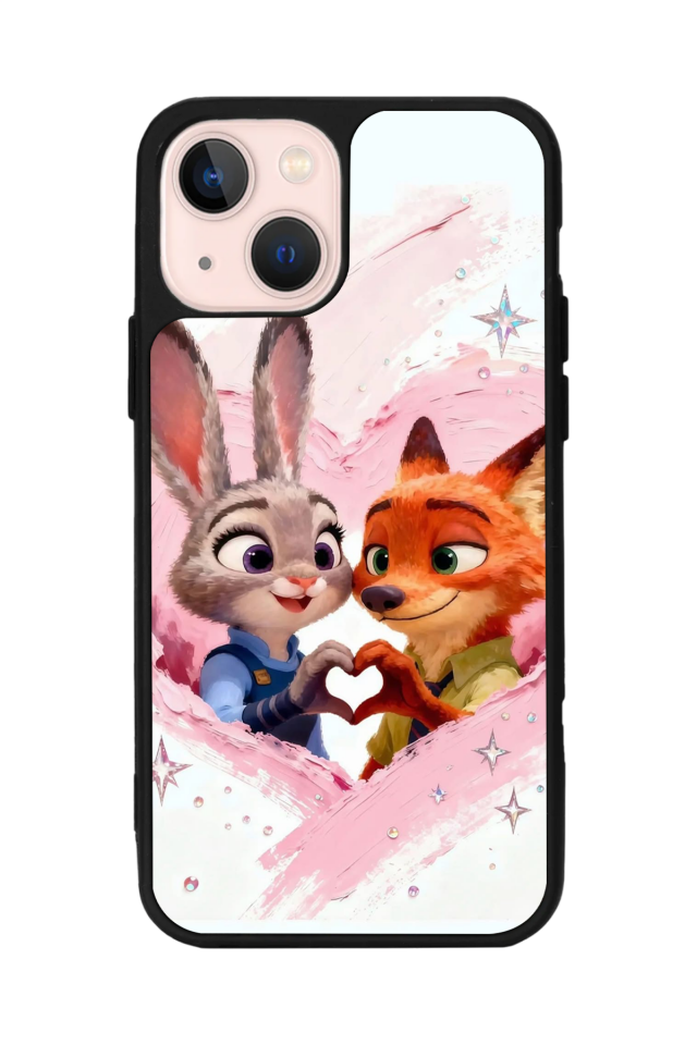 iPhone 13/14 Uyumlu Zootropolis Tasarımlı Glossy Premium Kılıf