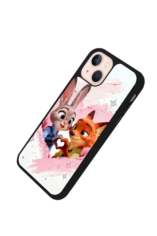iPhone 13/14 Uyumlu Zootropolis Tasarımlı Glossy Premium Kılıf
