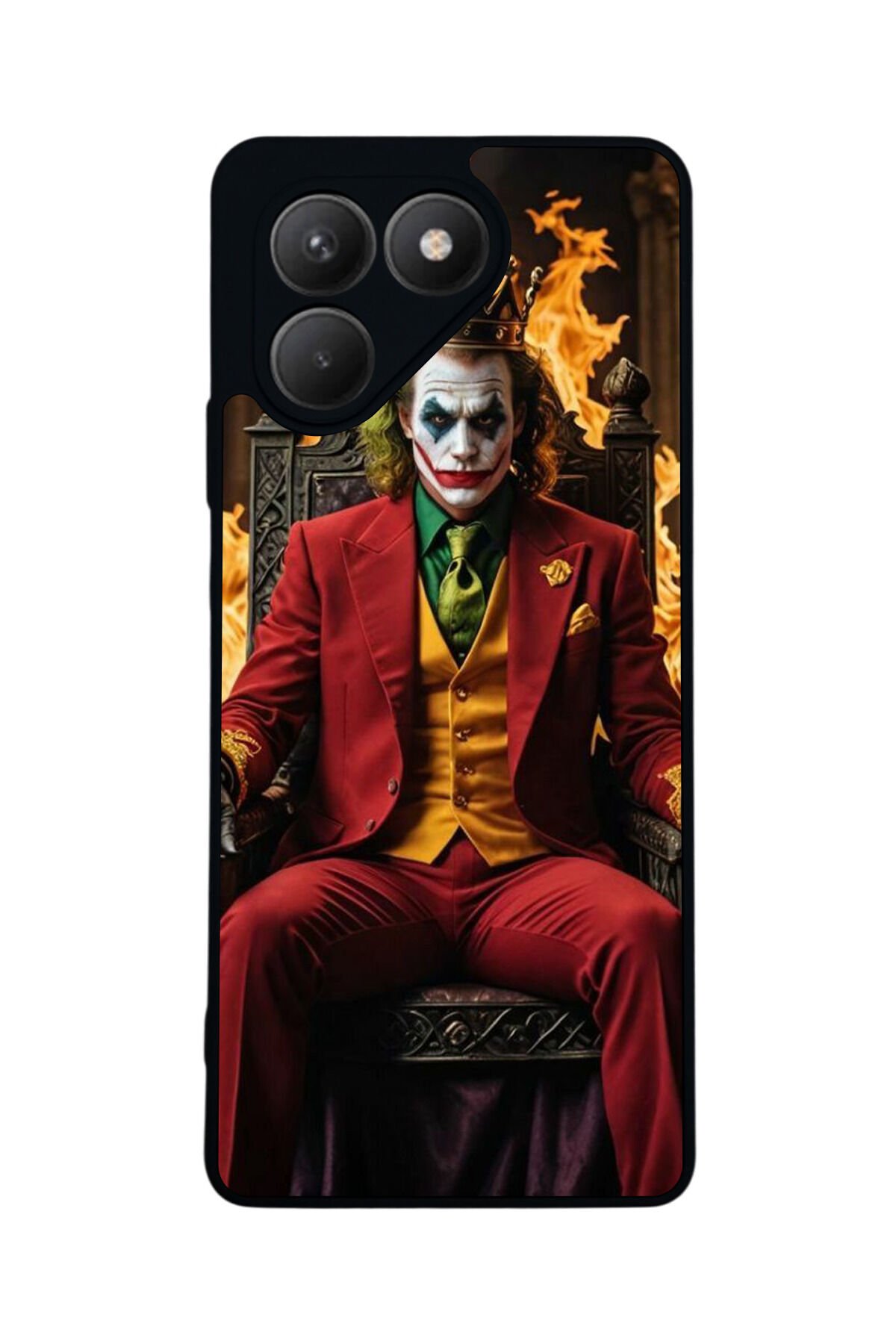 Tecno Pova 7 Mat Uyumlu Siyah Kılıf – Yumuşak Silikon, Koruyucu, Şok Emici Kapak