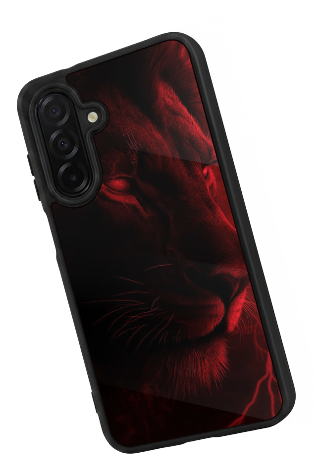 Samsung Galaxy A26 Uyumlu Aslan Tasarımlı Glossy Premium Kılıf