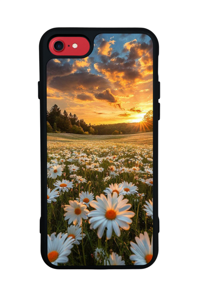 iPhone 7 Uyumlu Cicek Tasarımlı Glossy Premium Kılıf